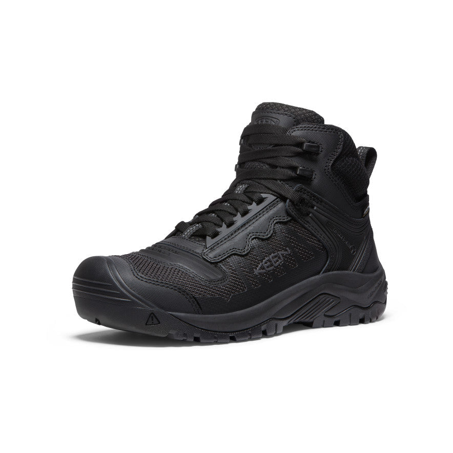 Men's Reno Waterproof Mid (Soft Toe) Black/Black - Keen