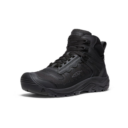 Men's Reno Waterproof Mid (Soft Toe) Black/Black - Keen