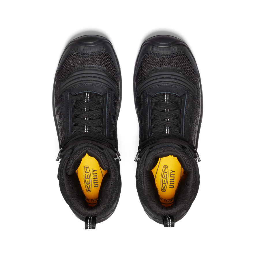Men's Reno Waterproof Mid (Soft Toe) Black/Black - Keen