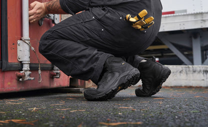 Men's Reno Waterproof Mid (Soft Toe) Black/Black - Keen