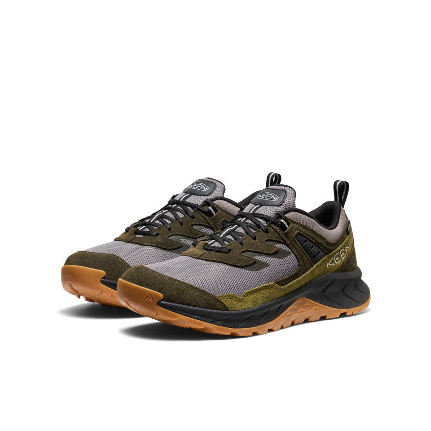 Men's Hightrail Waterproof Hiking Shoe Steel Grey/Forest Night - Keen