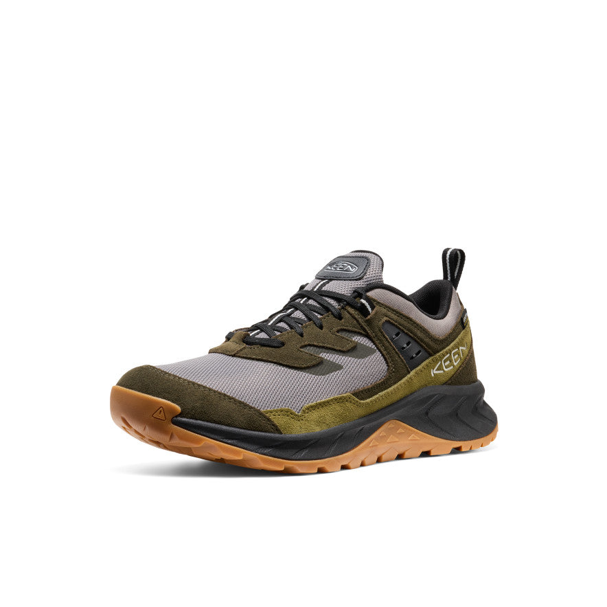 Men's Hightrail Waterproof Hiking Shoe Steel Grey/Forest Night - Keen