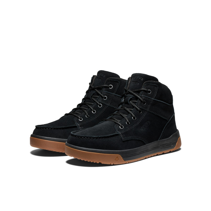 Men's Gibson Boot (Soft Toe) Black/Gum - Keen