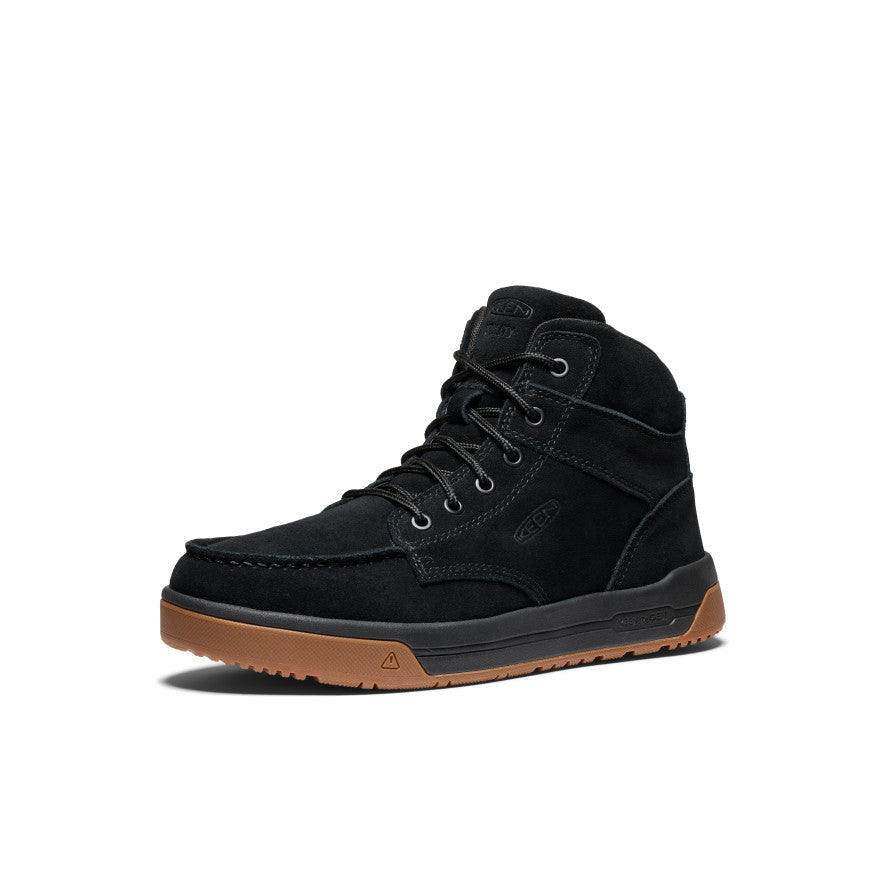 Men's Gibson Boot (Soft Toe) Black/Gum - Keen