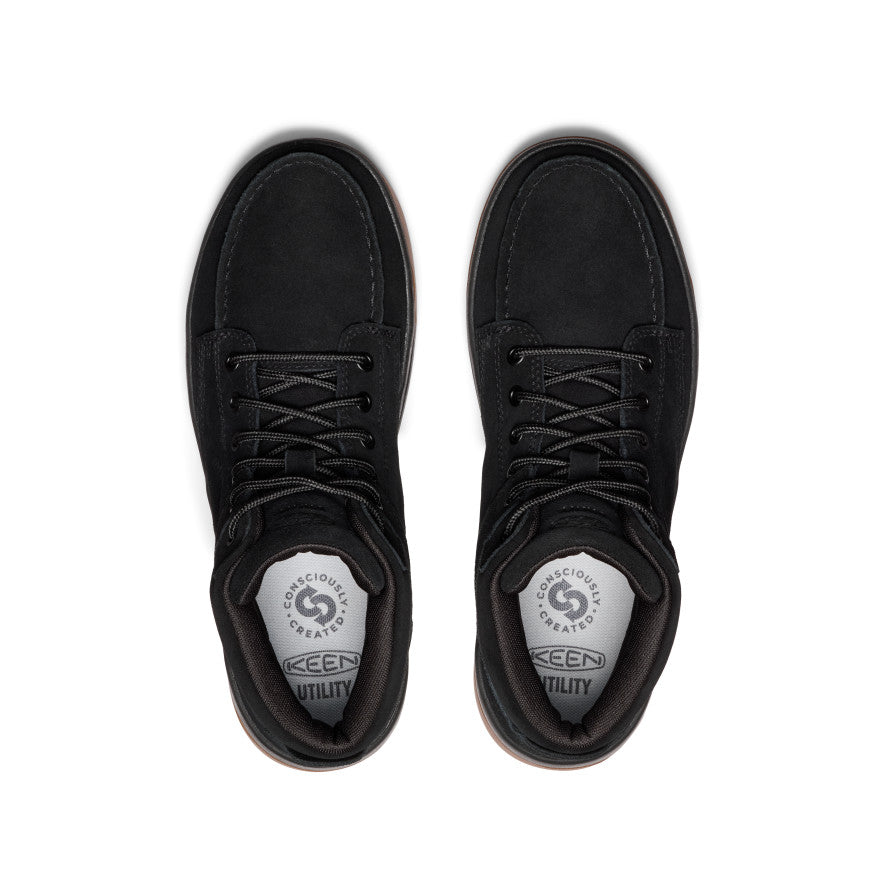 Men's Gibson Boot (Soft Toe) Black/Gum - Keen