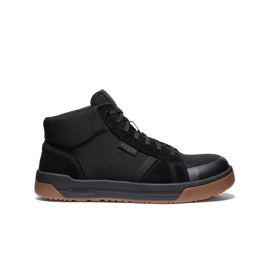Men's Kenton Mid Work Shoe (Carbon Toe) Black/Gum - Keen