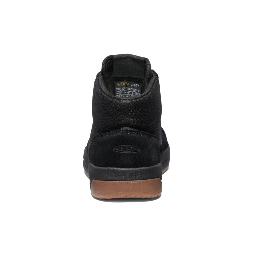 Men's Kenton Mid Work Shoe (Carbon Toe) Black/Gum - Keen