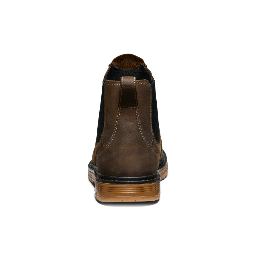 Men's San Jose Chelsea 90° Heel Boot (Aluminum Toe) Cascade Brown/Gum - Keen