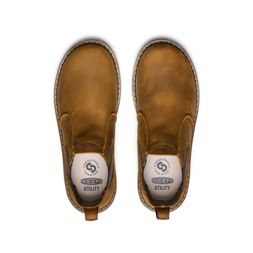 Men's San Jose Chelsea 90° Heel Boot (Soft Toe) Belgian/Gum - Keen