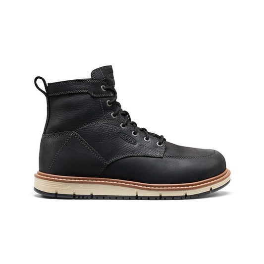 Men's San Jose 6" Boot (Aluminum Toe) Black/Caramel Cafe - Keen