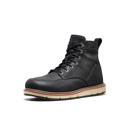 Men's San Jose 6" Boot (Aluminum Toe) Black/Caramel Cafe - Keen