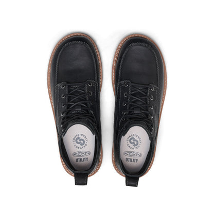 Men's San Jose 6" Boot (Aluminum Toe) Black/Caramel Cafe - Keen