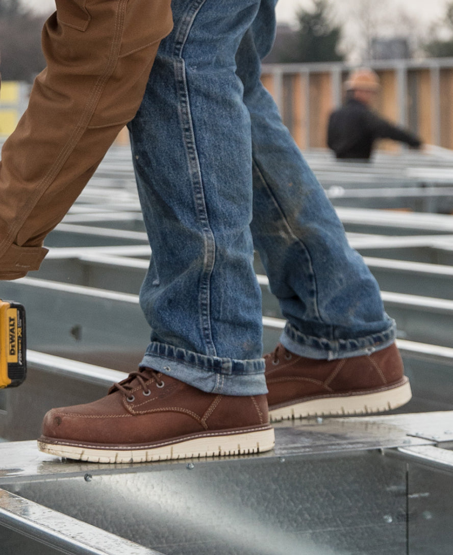 Men's San Jose 6" Boot (Soft Toe) Gingerbread/Off White - Keen
