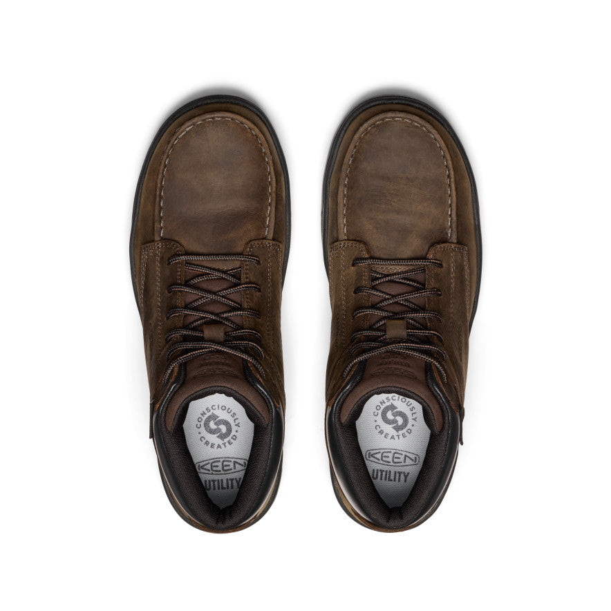 Men's Gibson ESD Boot (Carbon Toe) Cascade Brown/Black - Keen
