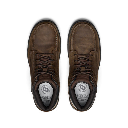 Men's Gibson ESD Boot (Carbon Toe) Cascade Brown/Black - Keen