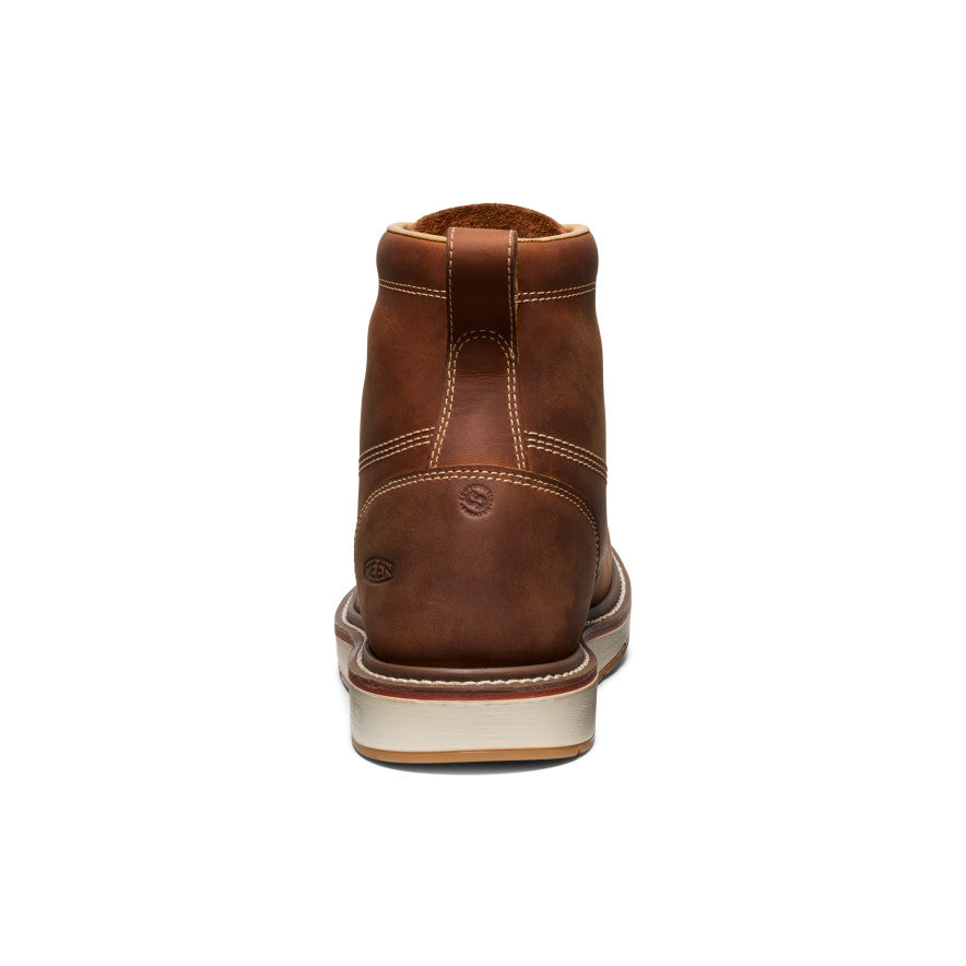 Men's Liberty 6" Boot (Soft Toe) Leather Brown/Birch - Keen