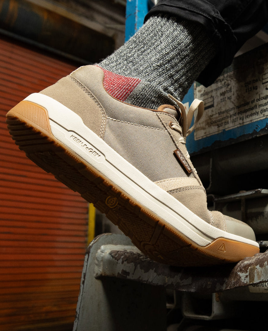 Men's Kenton Work Shoe (Carbon Toe) Brindle/Gum - Keen