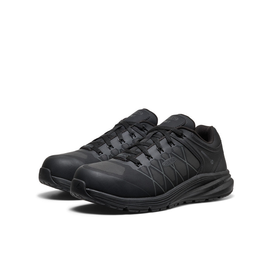Men's Vista Energy XT Work Sneaker INT MET (Carbon Toe) Black/Magnet - Keen