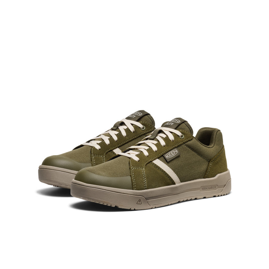 Men's Kenton Work Shoe (Soft Toe) Winter Moss/Birch - Keen