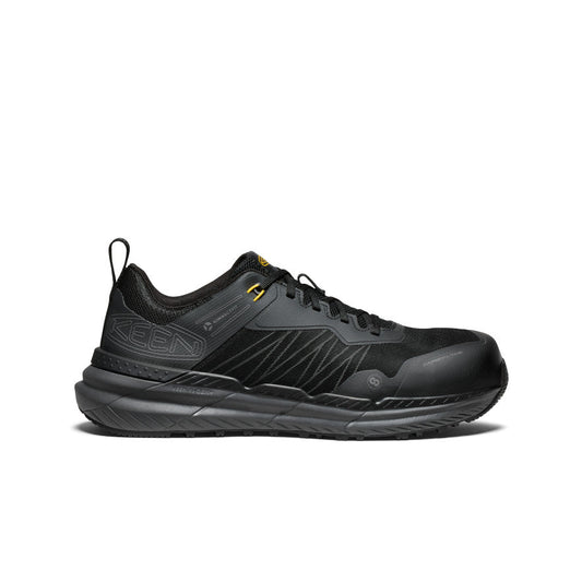 Men's Speedworks Work Sneaker (Carbon Toe) Black/Steel Grey - Keen