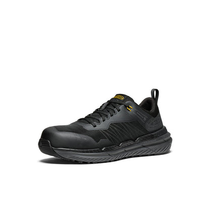 Men's Speedworks Work Sneaker (Carbon Toe) Black/Steel Grey - Keen