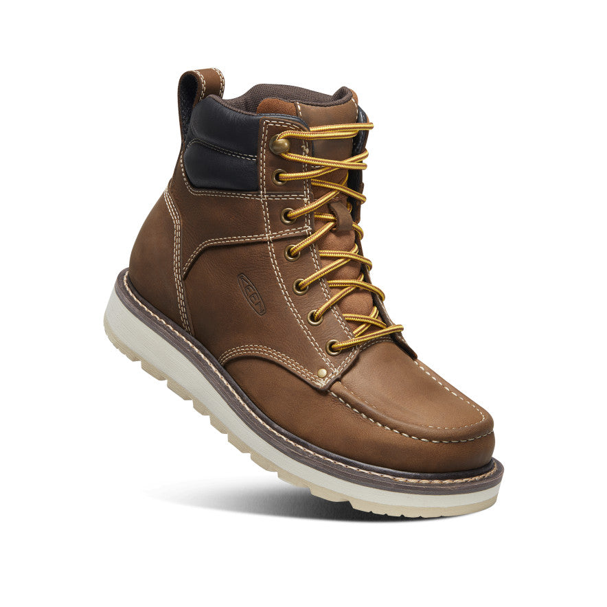 Men's Cincinnati 6" Boot (Soft Toe) Belgian/Sandshell - Keen