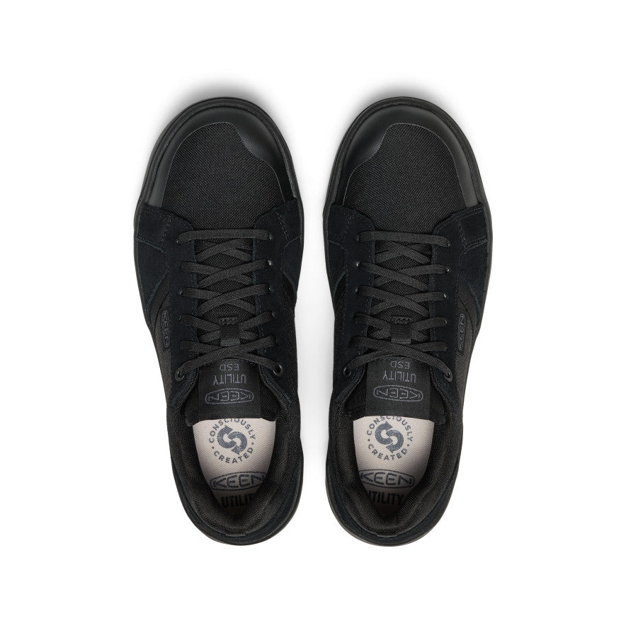 Men's Kenton ESD Work Shoe (Soft Toe) Black/Black - Keen