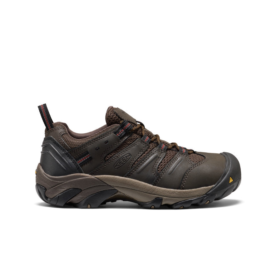 Men's Lansing Low (Steel Toe) Cascade Brown/Fired Brick - Keen