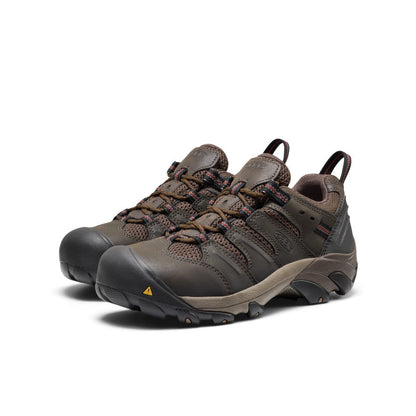 Men's Lansing Low (Steel Toe) Cascade Brown/Fired Brick - Keen