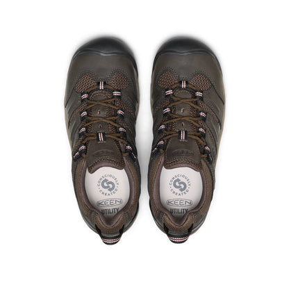 Men's Lansing Low (Steel Toe) Cascade Brown/Fired Brick - Keen