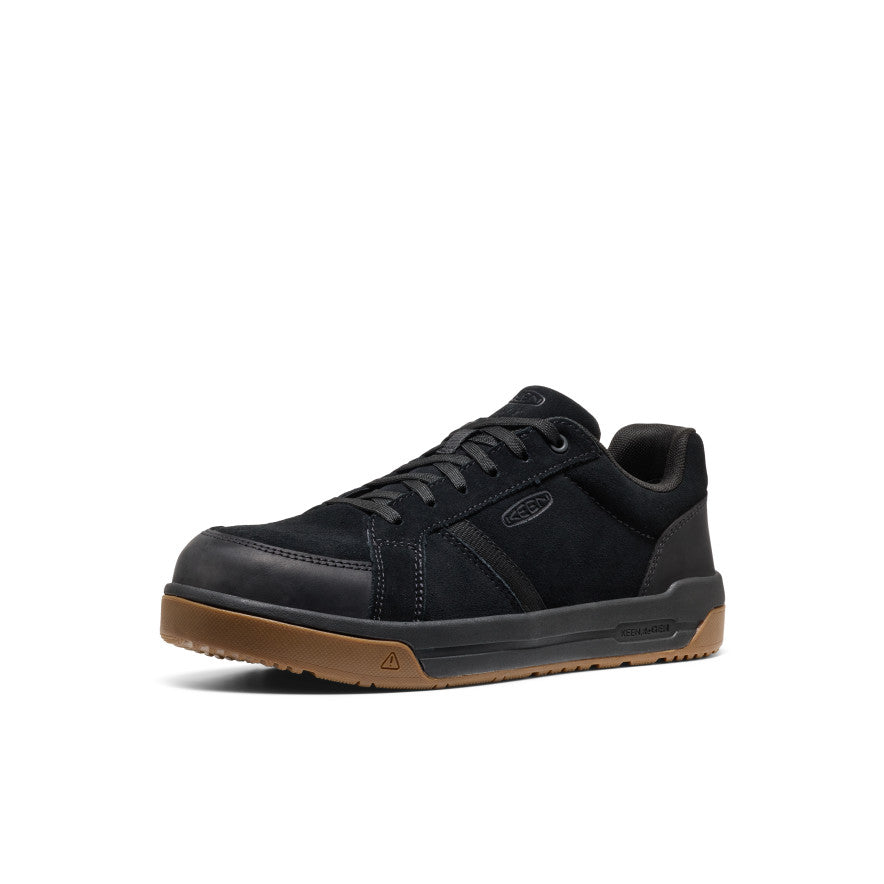 Men's Kenton+ ESD Work Shoe (Carbon Toe) Black/Gum - Keen