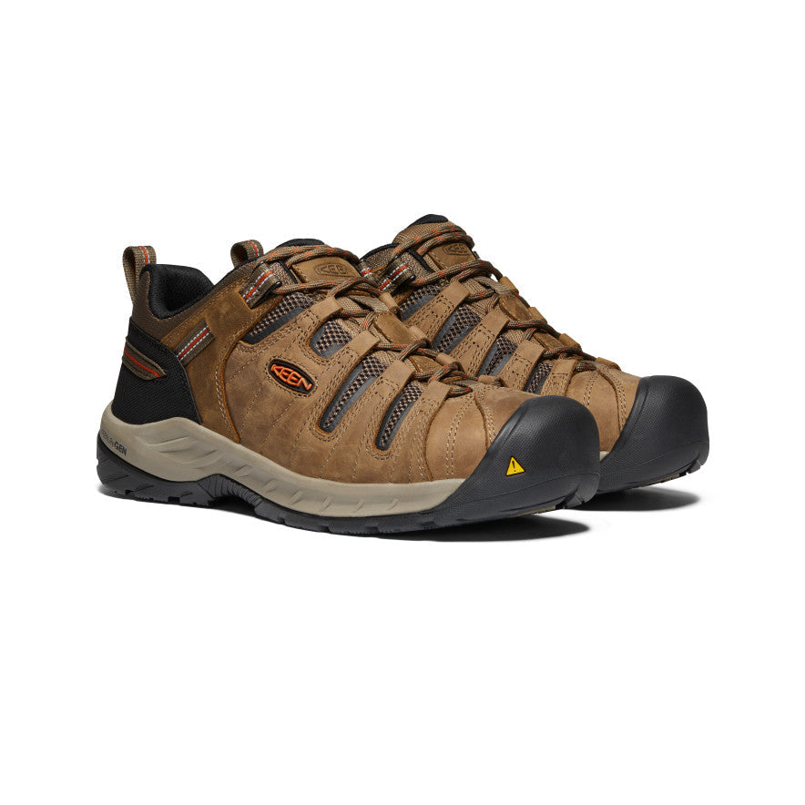 Men's Flint II (Steel Toe) Shitake/Rust - Keen