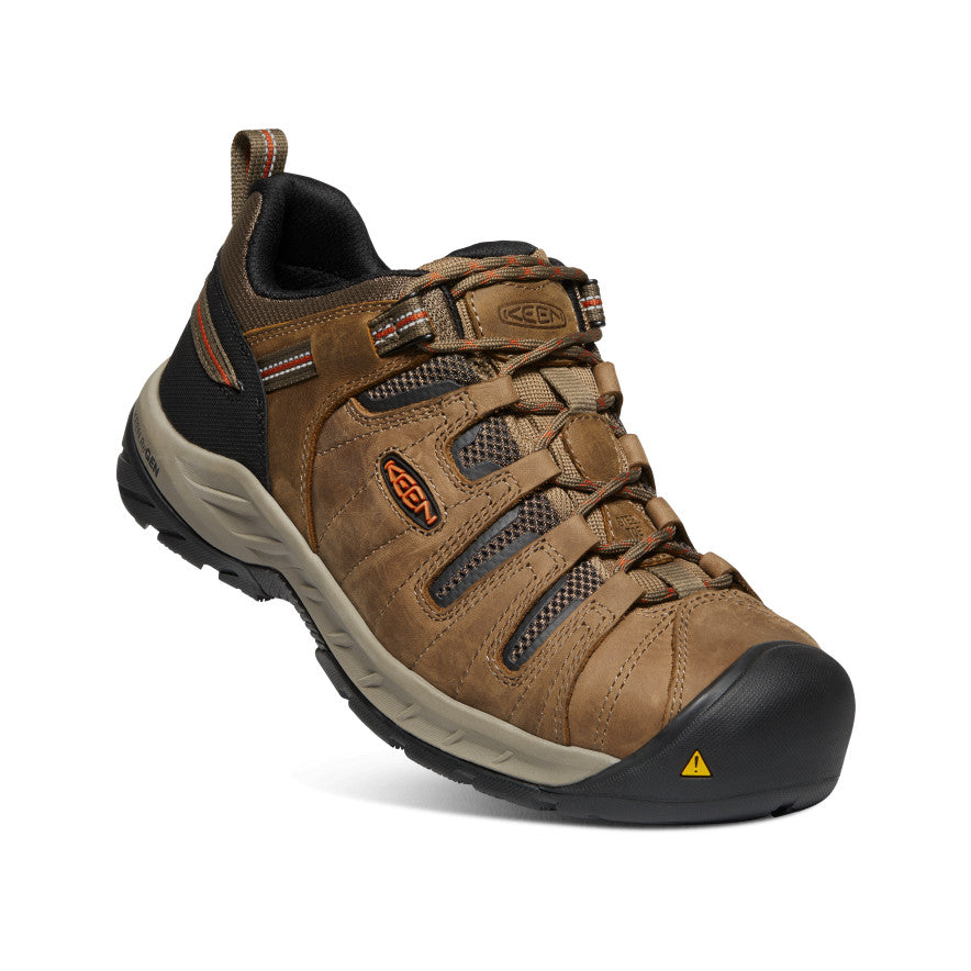 Men's Flint II (Steel Toe) Shitake/Rust - Keen