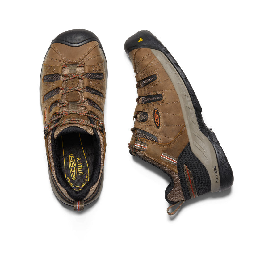 Men's Flint II (Steel Toe) Shitake/Rust - Keen
