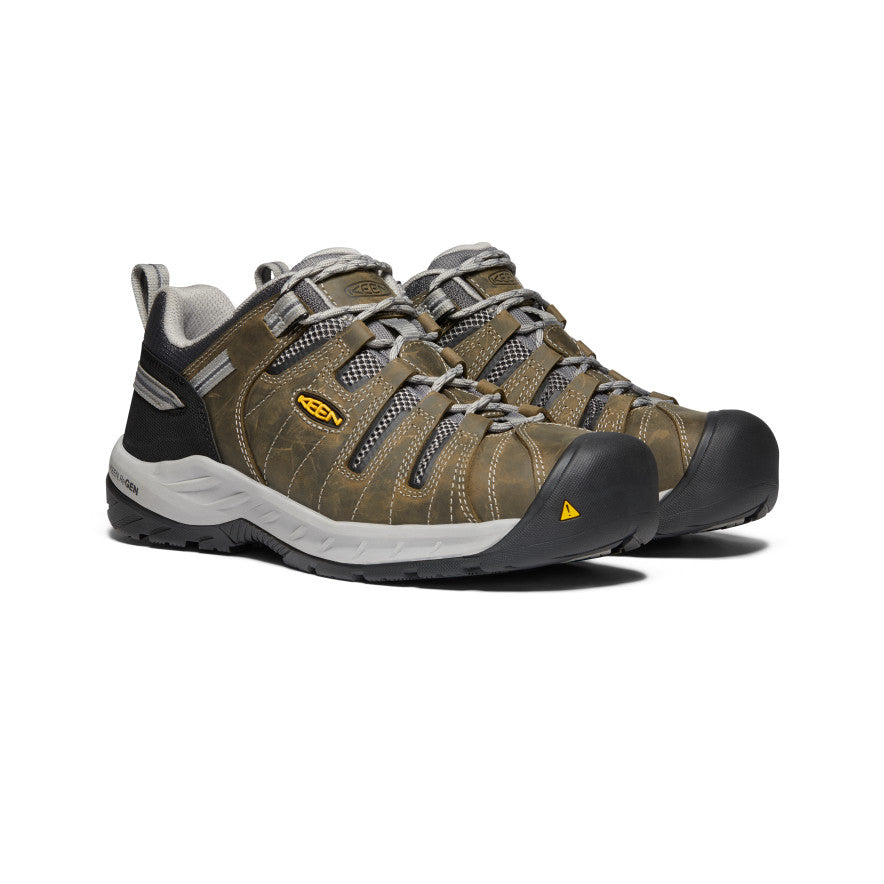 Men's Flint II (Steel Toe) Gargoyle/Paloma - Keen