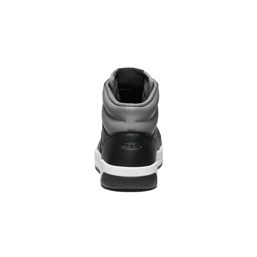 Men's Overton Mid Work Shoe (Carbon Toe) Steel Grey/Black - Keen