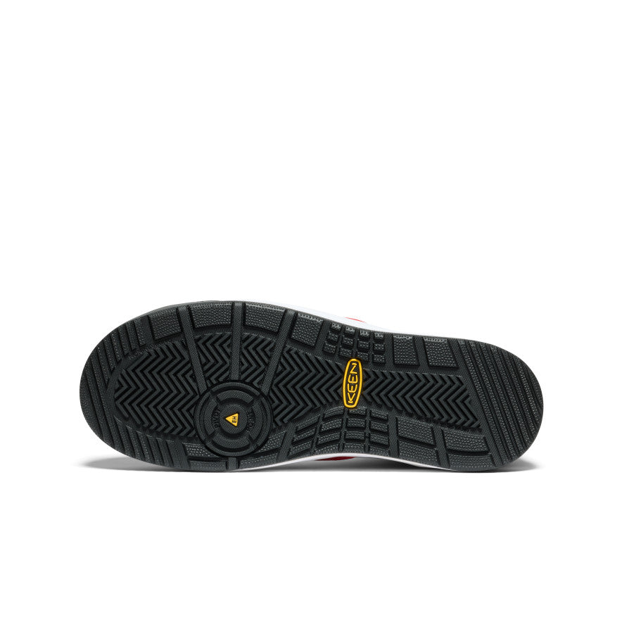 Men's Overton Mid Work Shoe (Carbon Toe) Steel Grey/Black - Keen
