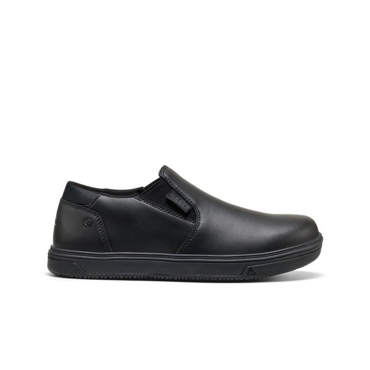Men's Kenton Shift WTX Work Shoe (Soft Toe) Black/Black - Keen