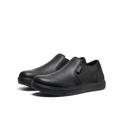 Men's Kenton Shift WTX Work Shoe (Soft Toe) Black/Black - Keen