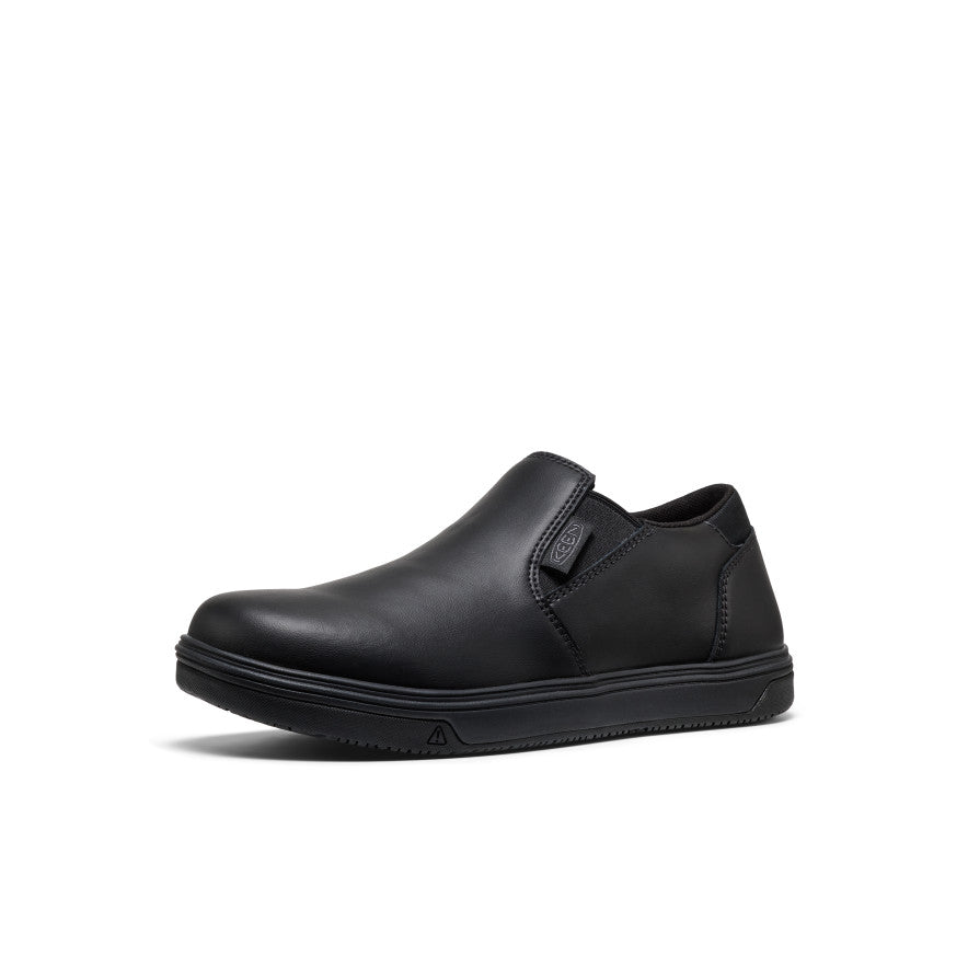 Men's Kenton Shift WTX Work Shoe (Soft Toe) Black/Black - Keen