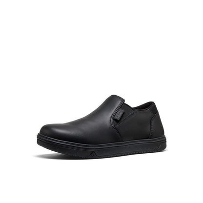 Men's Kenton Shift WTX Work Shoe (Soft Toe) Black/Black - Keen