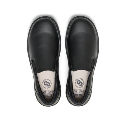 Men's Kenton Shift WTX Work Shoe (Soft Toe) Black/Black - Keen