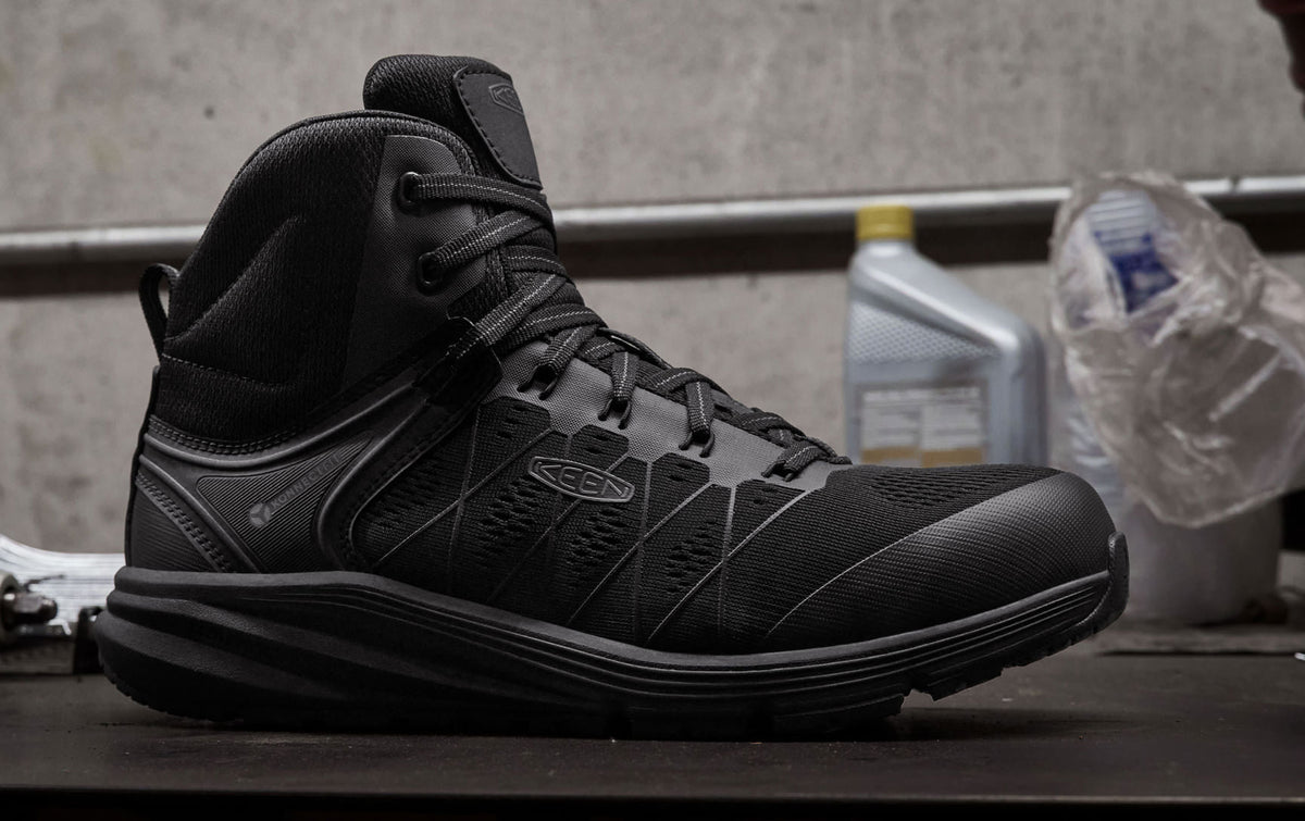 Men's Vista Energy Mid (Carbon Toe) Black/Raven - Keen