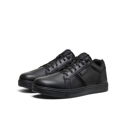 Men's Kenton WTX Work Shoe (Soft Toe) Black/Black - Keen