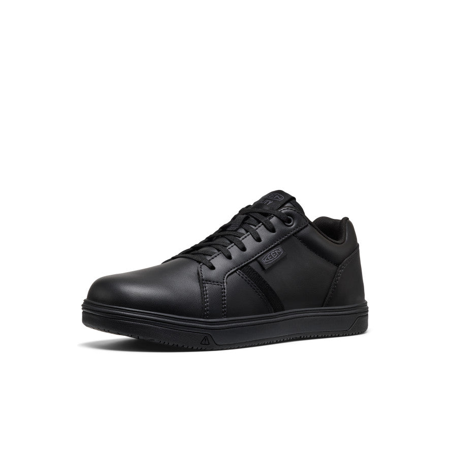 Men's Kenton WTX Work Shoe (Soft Toe) Black/Black - Keen
