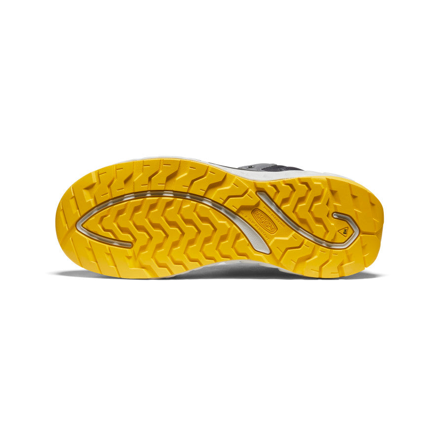 Men's Arvada Mid Work Sneaker (Carbon Toe) Black/Keen Yellow - Keen