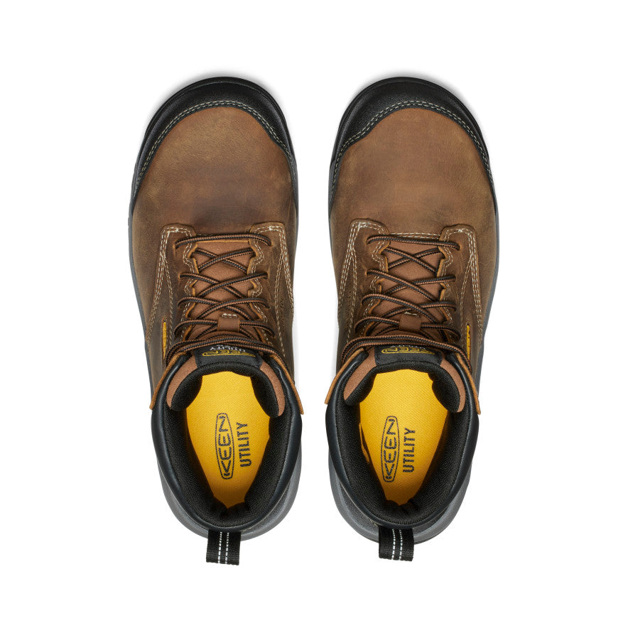 Men's Evanston 6" ESD Boot (Carbon Toe) Bison/Black - Keen