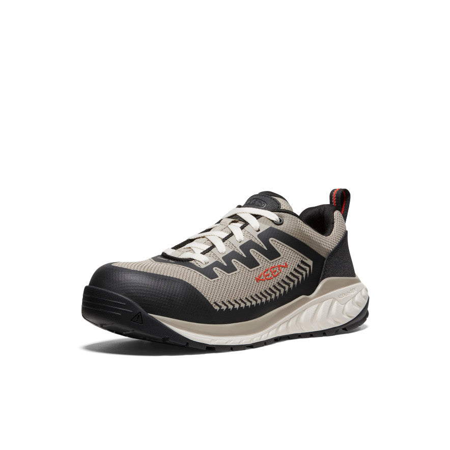 Men's Arvada Work Sneaker (Carbon Toe) Plaza Taupe/Black - Keen
