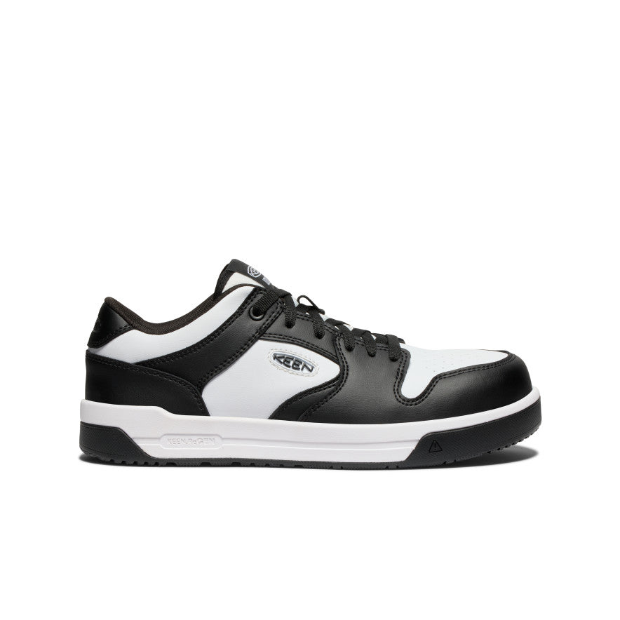 Men's Overton Work Shoe (Carbon Toe) Star White/Black - Keen