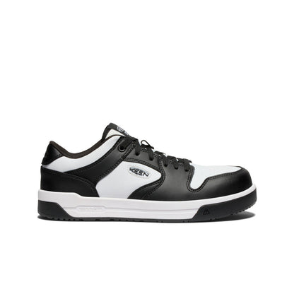 Men's Overton Work Shoe (Carbon Toe) Star White/Black - Keen